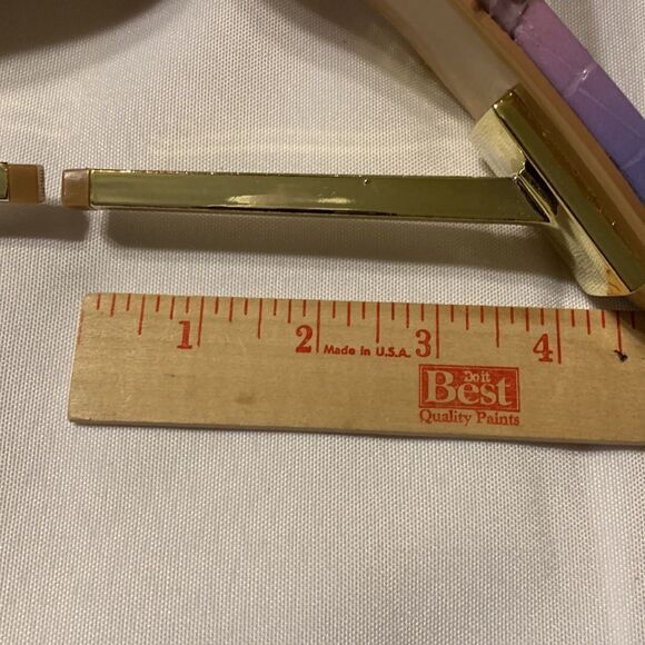 Cape Robbin Size 8 Strappy goldchain heels with goldtone heels - Picture 8 of 13